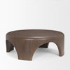 Mercana Shima Round Coffee Table angled view 