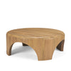Mercana Shima Round Coffee Table angled view 