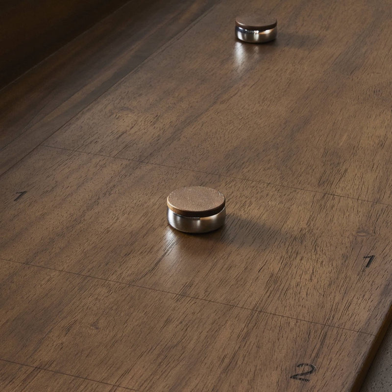 Four Hands Shuffleboard Table puck view