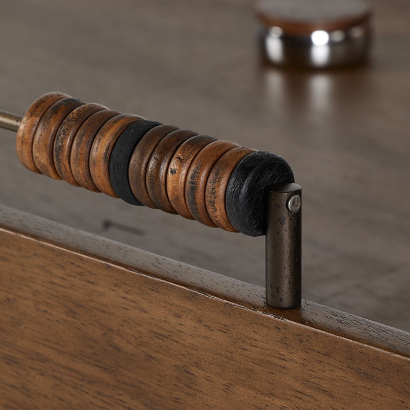 Four Hands Shuffleboard Table score beads and puck