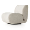 Four Hands Siedell Swivel Chair angled side view 