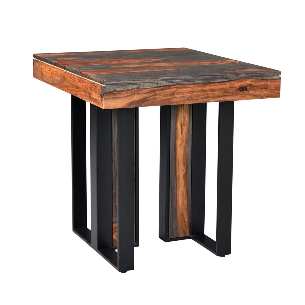 Home Trends and Design Sierraville 26" End Table angled view 