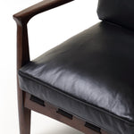 Silas Accent Chair Espresso Walnut Ash Legs 105673-005

