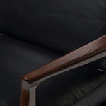 Silas Accent Chair Espresso Walnut Ash Armrest 105673-005

