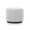 Sinclair Round Ottoman Knoll Domino Side View 106074-010