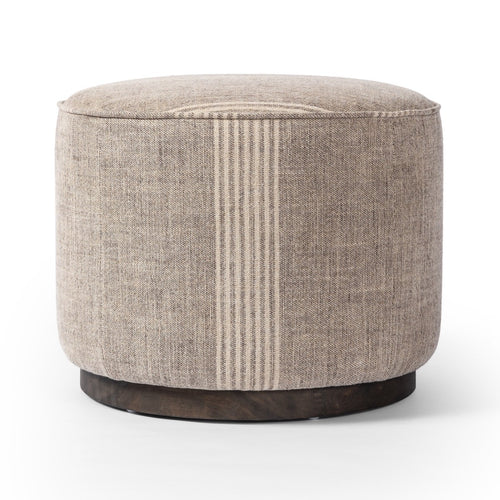 Sinclair Round Ottoman 106074-020 side view 