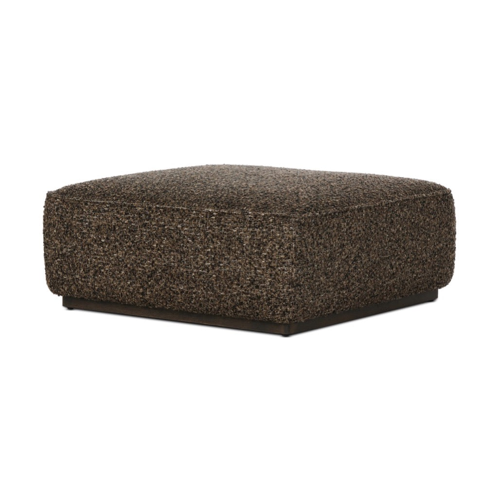 Four Hands Sinclair Square Ottoman 36" angled view 