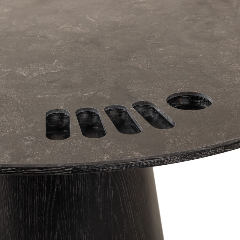 Skye Poker Table 243502-001 chip and cupholder cutouts