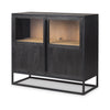 Mercana Sloan Accent Cabinet angled view 