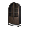 Mercana Sloan Cabinet Dark Brown Angled View 70828