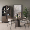 Mercana Sloan Cabinet Dark Brown Staged View 70828