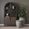 Mercana Sloan Cabinet Dark Brown Staged View