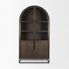 Mercana Sloan Cabinet Dark Brown Front Facing View 70828