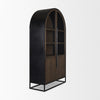 Mercana Sloan Cabinet Dark Brown Angled Side View