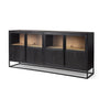 Mercana Sloan Sideboard Black Angled View 69886