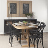 Mercana Sloan Sideboard Black Staged View Dining Room 69886