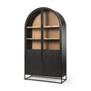 Mercana Sloan Cabinet Black Angled View 69885