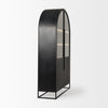 Mercana Sloan Cabinet Black Angled Side View