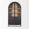 Mercana Sloan Cabinet Black Angled View 69885 Front Facing View