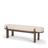 Sohan Bench - Oatmeal Fabric