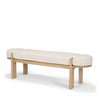 Mercana Sohan Accent Bench angled view 