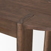 Mercana Sohan Desk leg and table edge view 