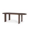 Mercana Sohan Dining Table Dark Elm Angled View 70853
