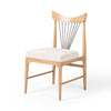 Solene Dining Chair Darren Ecru Angled View 224555-002