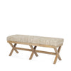 Mercana Solis Accent Bench angled view 