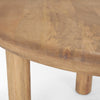 Mercana Soma Dining Table Light Brown Acacia Wood Tabletop 70884-AB
