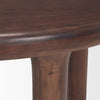 Mercana Soma Dining Table Red Brown Acacia Rounded Edge