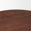 Mercana Soma Dining Table Red Brown Acacia Round Tabletop