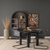 Mercana Soma Dining Table Black Acacia Staged View 70883-AB