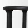 Mercana Soma Dining Table Black Acacia Rounded Edge