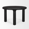 Mercana Soma Dining Table Black Acacia Angled View 70883-AB