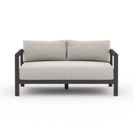 Sonoma Outdoor Sofa Stone Grey Front Facing View 223341-004