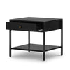 Soto End Table 228766-001 angled with open drawer 