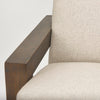 Mercana Sovereign Accent Chair Rubber Wood Armrest 70222