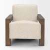 Mercana Sovereign Accent Chair Oatmeal Front Facing View
