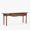 Co.House Designs Spindle Console Table open drawer view