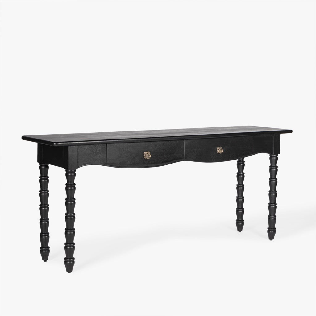 Co.House Designs Spindle Console Table angled view 