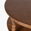 Co.House Designs Spindle Round Coffee Table round edge