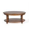 Co.House Designs Spindle Round Coffee Table side view 