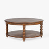 Spindle Round Coffee Table CH-1004379 front view 