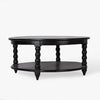 Co.House Designs Spindle Round Coffee Table angled view 