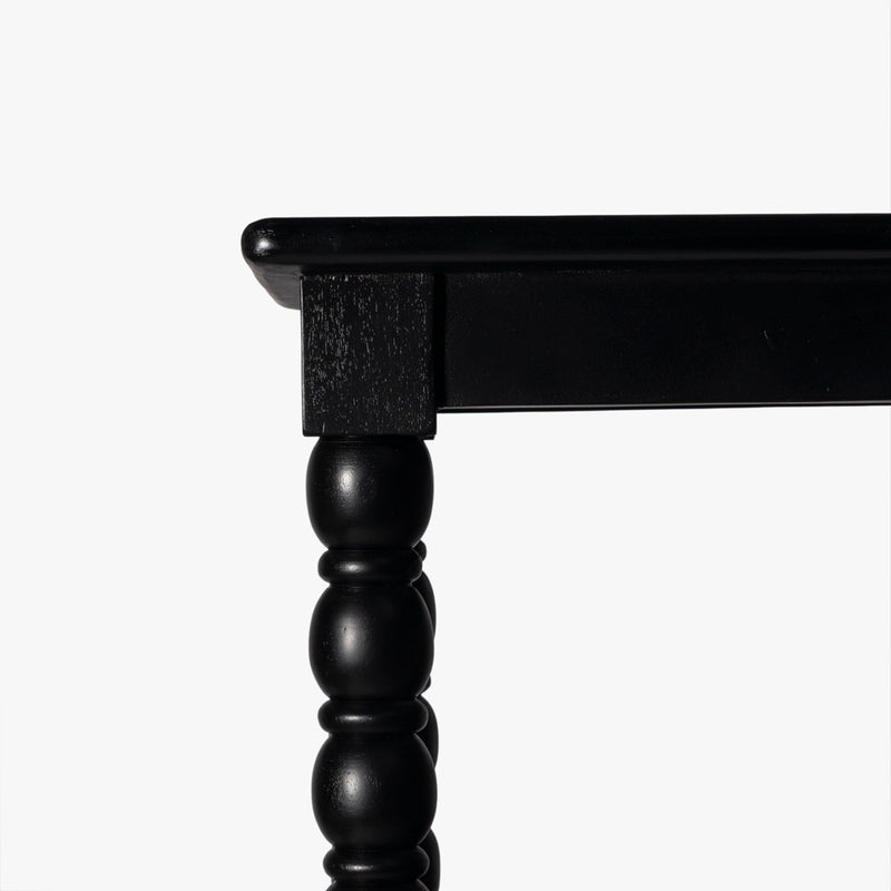 Co.House Designs Spindle Tall Bookcase top corner view 