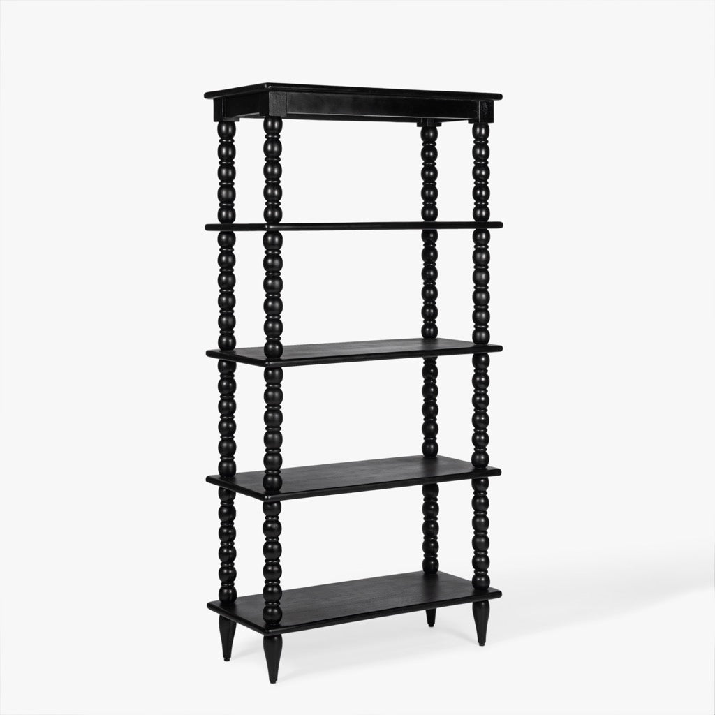 Co.House Designs Spindle Tall Bookcase angled view 