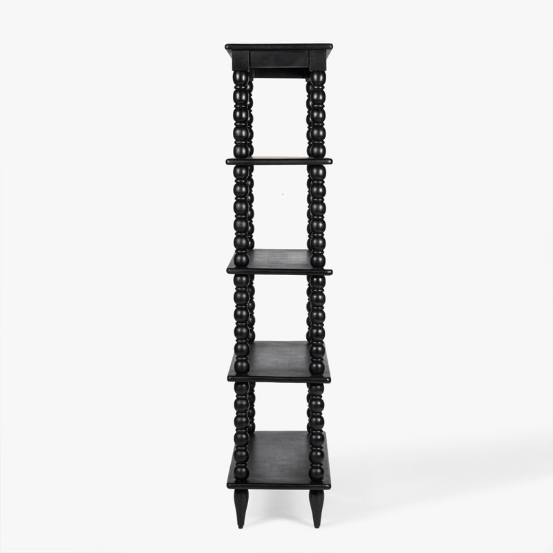 Co.House Designs Spindle Tall Bookcase side view 