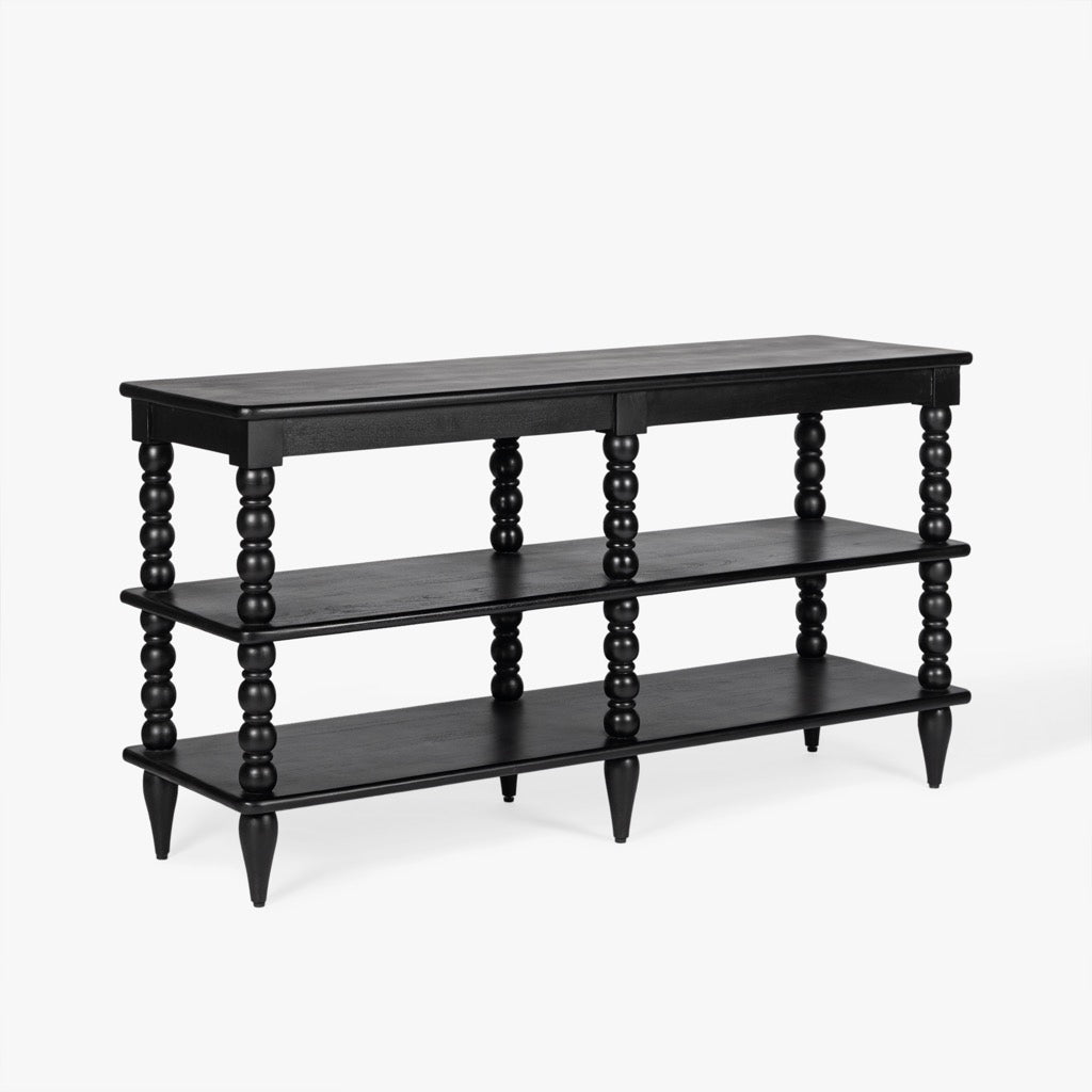 Co.House Designs Spindle Wide Bookcase - Black – Artesanos Design ...