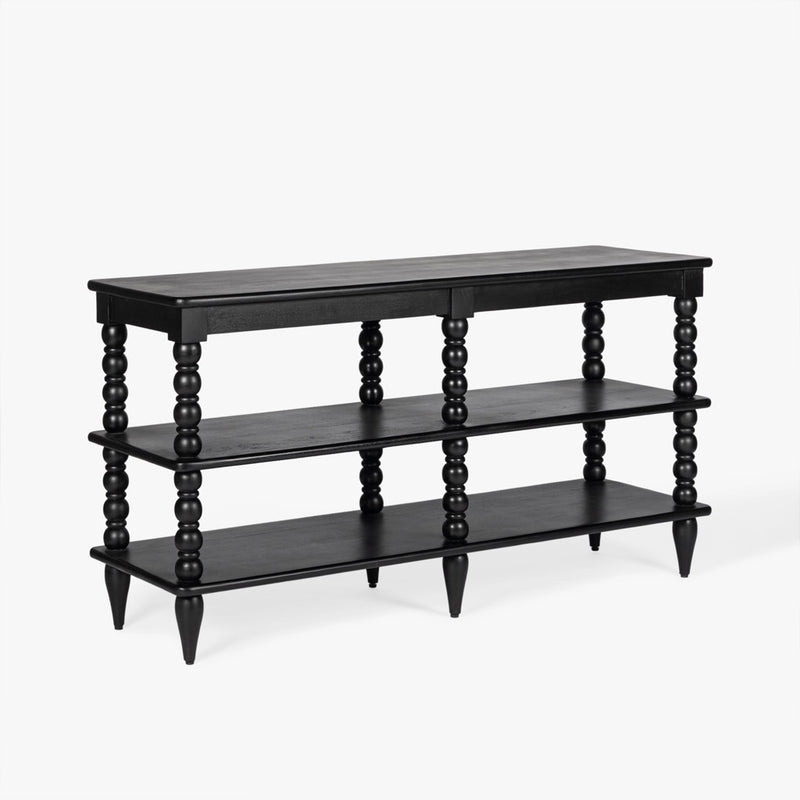 Co.House Designs Spindle Wide Bookcase angled view 